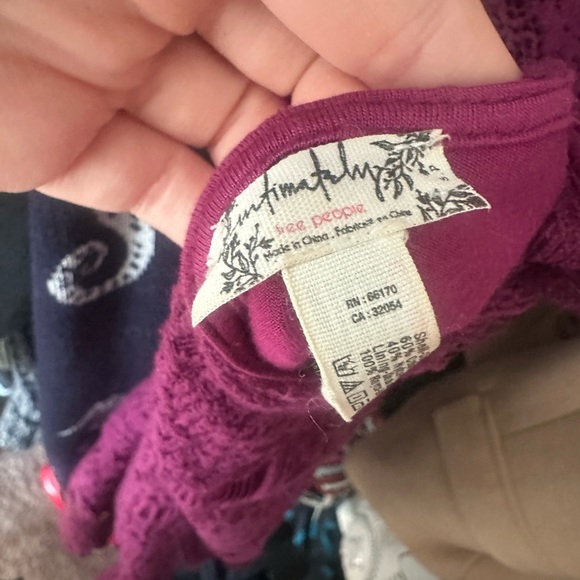 Free People Intimately Daydream Lace Bodycon Slip Dress - Magenta, Size M - Picture 4 of 4